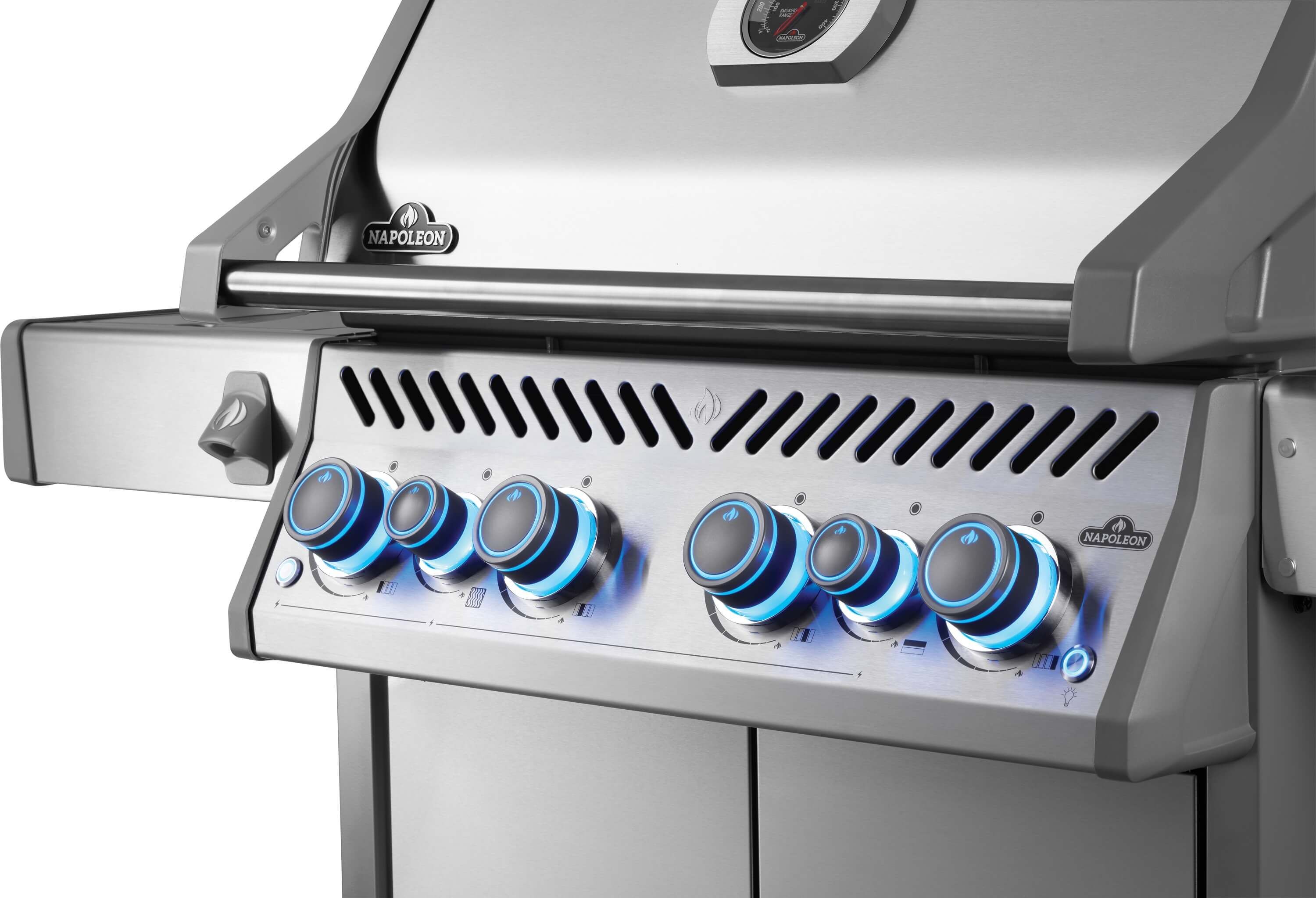 Napoleon Rogue PRO-S 525 Edelstahl Gasgrill inkl. Sizzle Zone, Edelstahlrosten und Heckbrenner